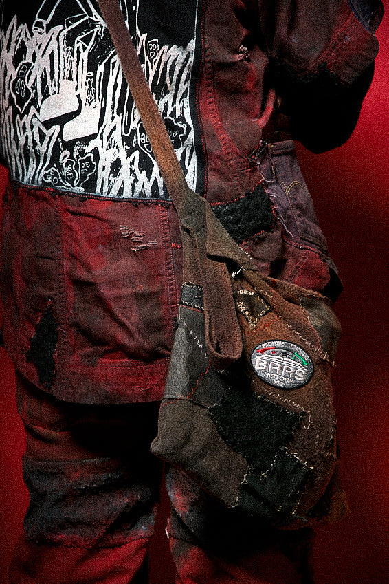 “Red” Reconstructed Button up