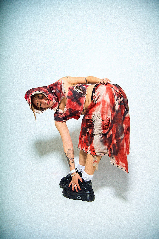 “Red” Triple Combined Skirt!